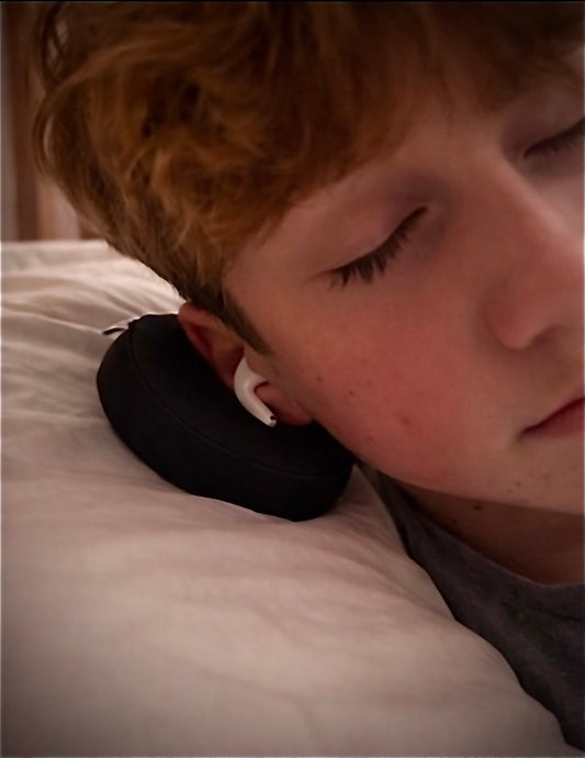 The Original PodPillow – Comfort Cushion for Earbuds | Relieves Ear Pressure When Lying on Your Side | Works with AirPods & All Earbuds